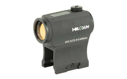 Sights Lasers Holosun Technologies 403C H-SUN ELITE 20MM 2MOA GRN SOLAR